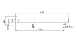 Кронштейн для верхнего душа Kerama Marazzi Ole 27670KM.M0.071 золото атласное
